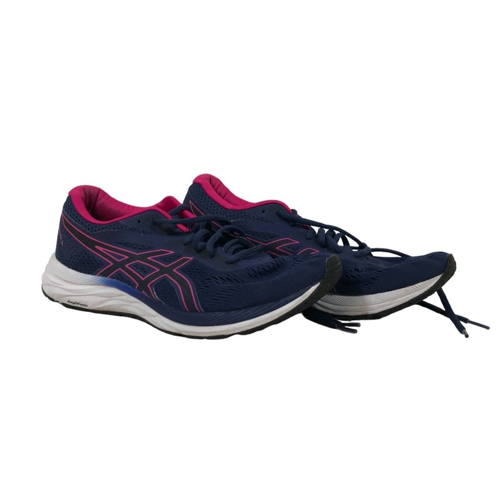 ASICS GEL-Excite 6 Womens US 10 Running Shoes Navy Pink Athletic